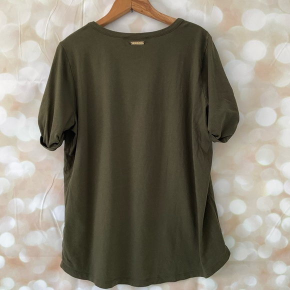 Micheal Kors Olive Green Shirt - Picture 5 of 5